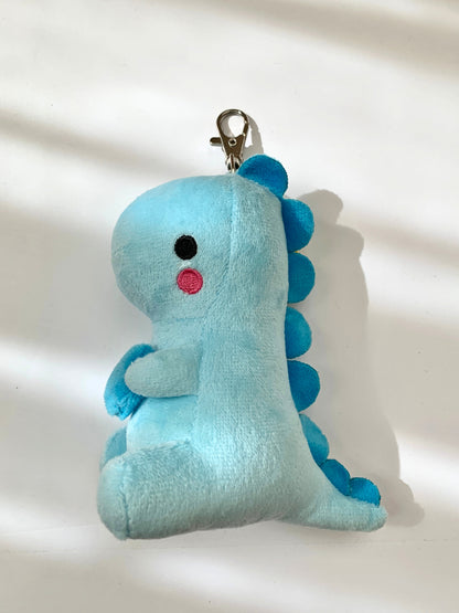 Heart Dinosaur Plush Keychain